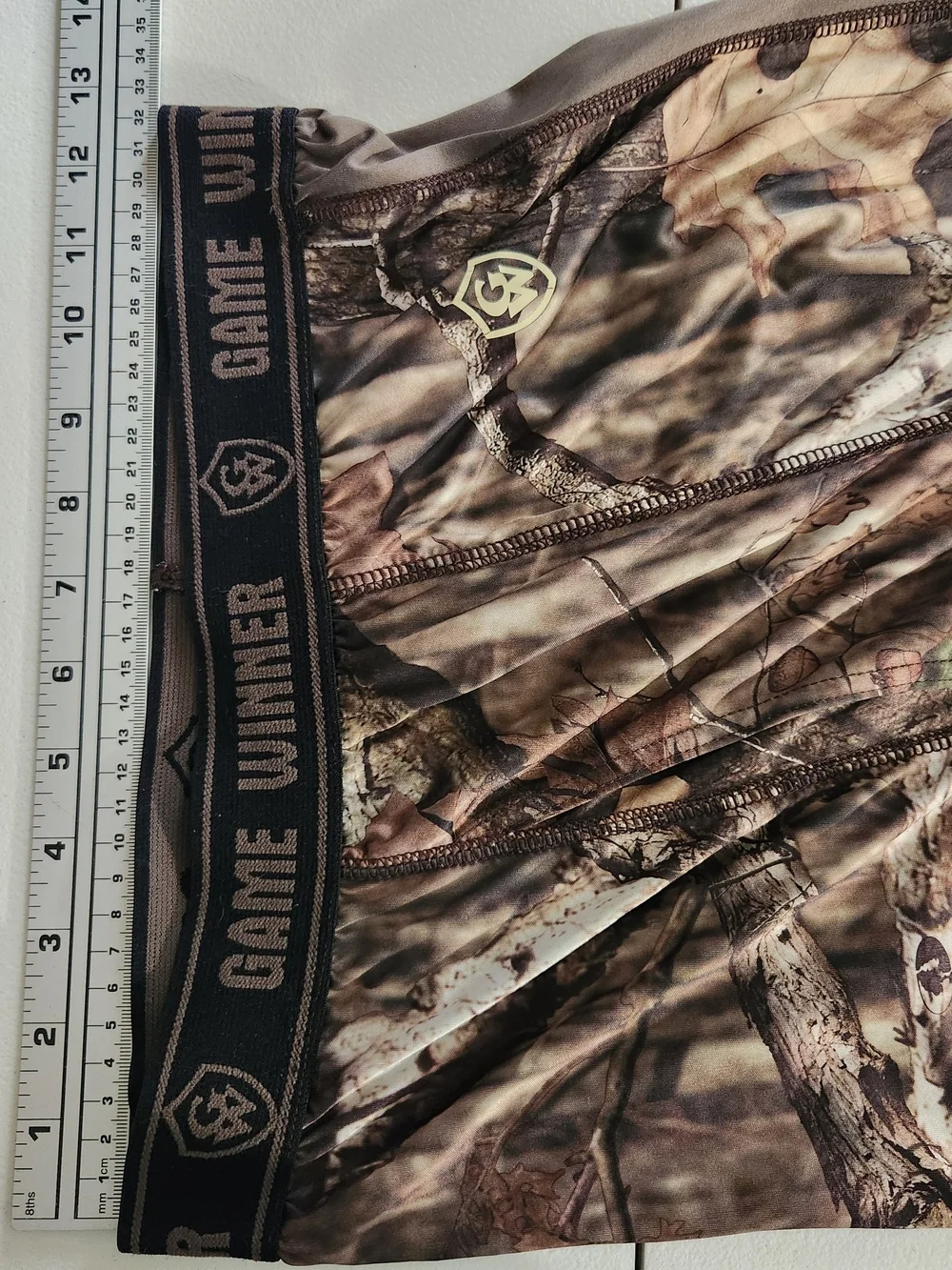 Men’s Camo Performance Leggings - Brown/Green